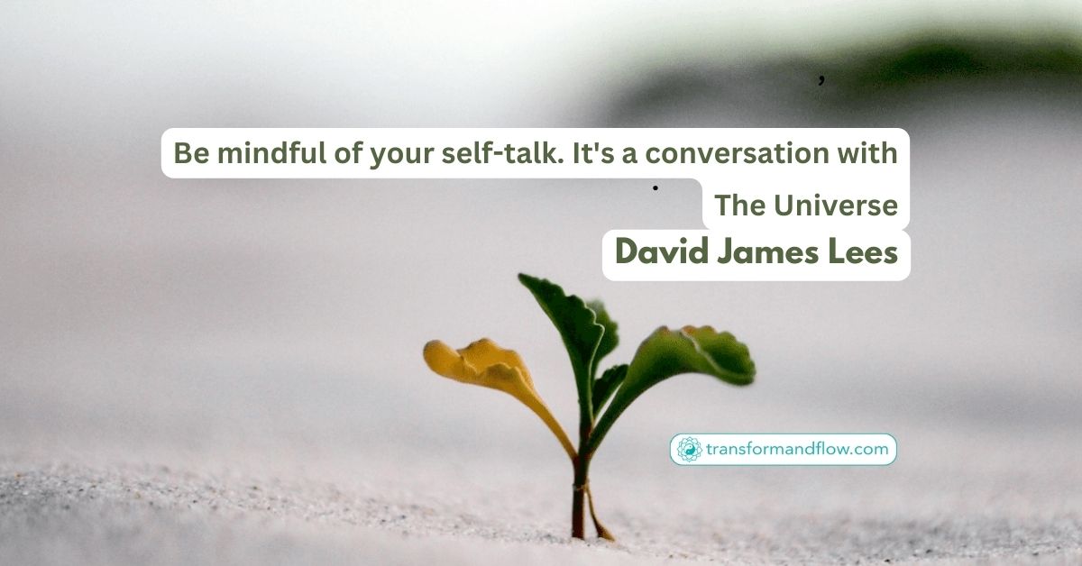 The next time you catch yourself in a loop of negative self-talk, pause. Breathe. And ask yourself: Would I say this to someone I love? Would my higher self say this to me? Because ultimately, you are not speaking into a void. You are speaking into the universe, and it is always listening.