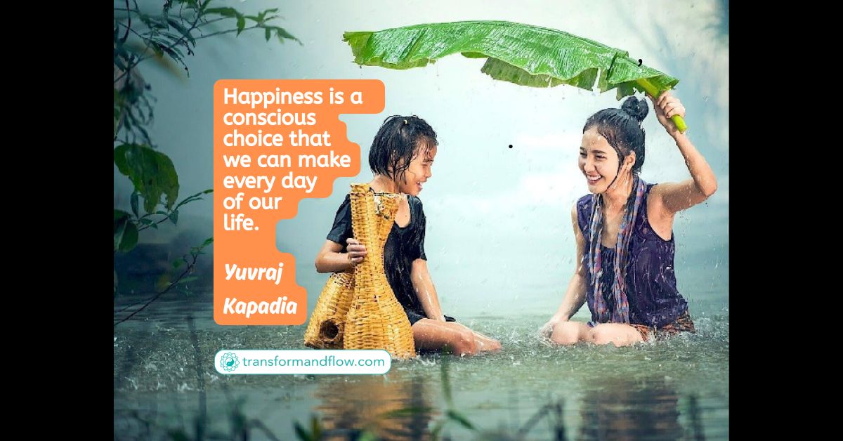 What if happiness is not something we find out there, but something we create in here, moment by moment? What if it’s less about what happens to us and more about how we choose to respond to it?